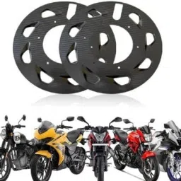 Carbon Pattern Pro Bike Disc Wheel Cover 17 Inch(Pack of 2) Universal Wheel Cover For NA NA-image-56