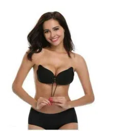Invisible Silicone Gel Self Adhesive Backless Reusable Stick on PushUp Bra DN62 Nursing Breast Pad-image-42