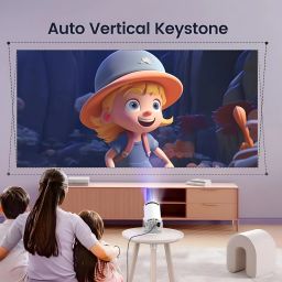 DIGIWINS HY300 1GB/8GB, HD Android 11 Projector WiFi 6/BT 5.0 180° Rotation Auto Keystone (4500 lm / Remote Controller) Portable Projector image 5