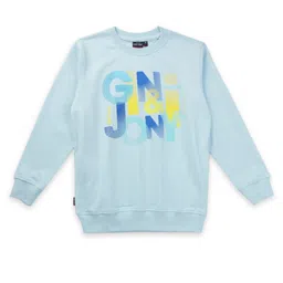 Gini and Jony Boys Typography Printed Fleece Sweatshirt-image-17