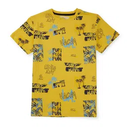 Gini and Jony Infant Typography Printed Cotton T-shirt-picture-46