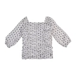 Gini and Jony Infants Girls Polka Dots Printed Cotton Top-picture-29
