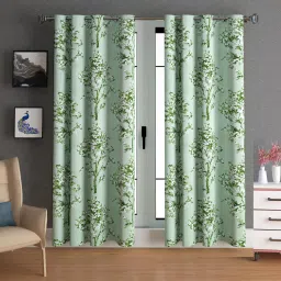 214 cm (7 ft) Polyester Semi Transparent Door Curtain (Pack Of 2)-image-53