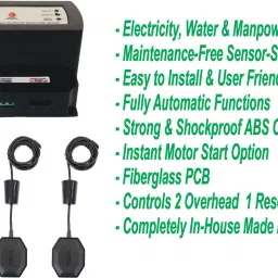 Me-TECH INNOVATIONS MOHALI M-3000 Water Level Controller to Control Levels in 2 Overhead & 1 Reservoir Tanks Wired Sensor Security System image 2