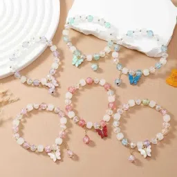 Alloy Gold-plated Charm Bracelet-image-63