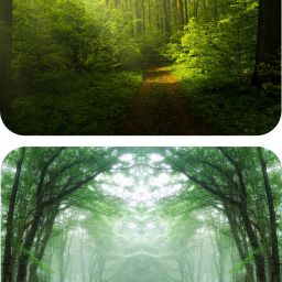 escope Pack fo 2 Nature Printed MousePad for Computer, PC, Laptop Mousepad-15