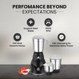athots CNC hybrid POWER FULL 550 W Juicer Mixer Grinder image 4