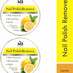 MB Lemon Nail Polish Remover Wipes | Best Nail Paint Remover Wipes (60 Wipes)-image-27