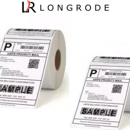 Direct Thermal Barcode Printing Label COMBO Roll 400 labels per roll 4 X 6 Inch Self Adhesive paper Sticky Labels 100X150 mm online E-Commerce Shipping Labels (White) Pack of 2 Self Adhesive Paper Label-22