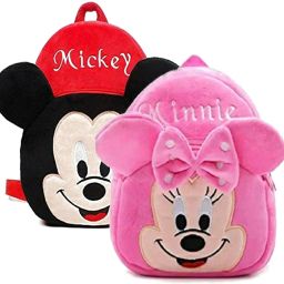 micky with minnie kids school bag School Bag-image-45