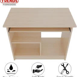 trends furnishers Premium Quality Computer Table With Storage Engineered Wood Computer Desk image 2