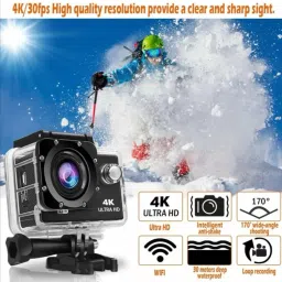 Pixel XR 4K GoPro Action camera H6 GoPro Action Camera 4k20MP Wifi 30M Waterproof Action Camera m Sports and Action Camera image 2