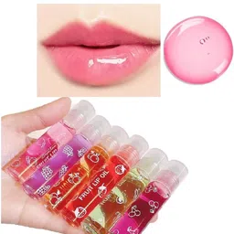 gabbu Juice Lip Gloss Balm Pack of 6 Multicolour// fruit-picture-0