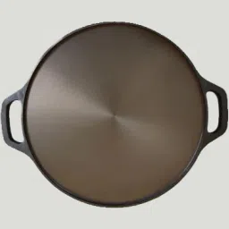 Cast Iron Roti Tawa with Heat Resistant Handle Tawa 25 cm diameter-image-84