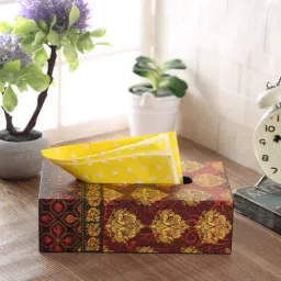 reinvention factory Anapakshi Maroon MDF Tissue Paper Holder-picture-45