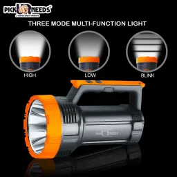 pick ur needs Emergency Search Torch 100W With Lithium Battery High Long Range (1 Km) Torch image 3