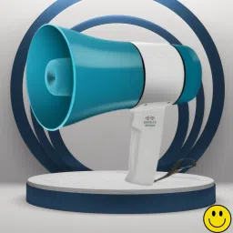 Handheld Megaphone with Siren, Microphone & Rechargeable for Outdoor EventsA221 Megaphone Portable Megaphone Siren Loudspeaker Function &Long Battery BackupW221 Outdoor PA System-12