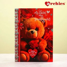 Archies My Love My Sweetheart Teddy Design Greeting Card Greeting Card-20