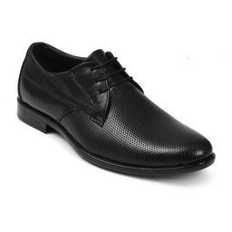 Zoom Shoes Men Textured Leather Formal Derbys-image-7