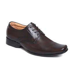 Zoom Shoes Men Square Toe Leather Formal Derbys-image-99