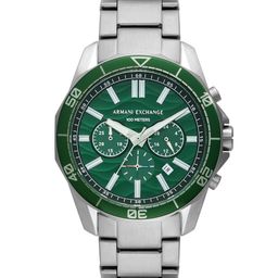 Armani Exchange Men Textured Dial & Stainless Steel Straps Analogue Watch AX1957-50