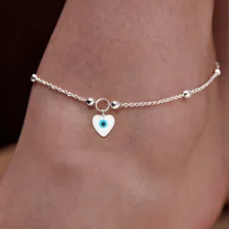 MINUTIAE Silver-Plated Crystals Anklet-picture-13
