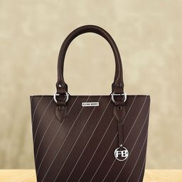 FLYING BERRY Striped PU Structured Shoulder Bag-25