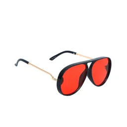 Chhota Bheem Unisex Kids Red Lens & Black Aviator Sunglasses with Polarised and UV Protected Lens-20