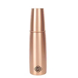 DSH Crafting Your Curiosity Copper Toned Water Bottle With Glass 950 ML-image-98