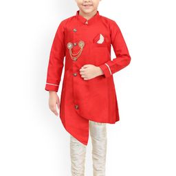 BAESD Boys Mandarin Collar Kurta with Pyjamas-29