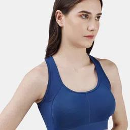 Soie Full Coverage Removable Padding Workout Bra With All Day Comfort image 4