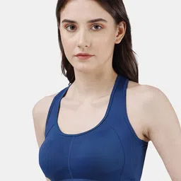 Soie Full Coverage Removable Padding Workout Bra With All Day Comfort image 3