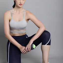 MAKCLAN Full Coverage Removable Padding Workout Bra With All Day Comfort image 5