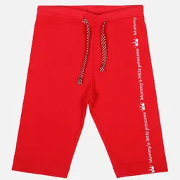 Bodycare Infant Girls Mid-Rise Typography Printed Cotton Capris-image-39