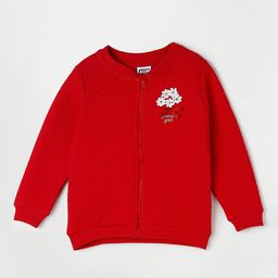 Fame Forever by Lifestyle Girls Red Cotton Printed Sweatshirt-image-82