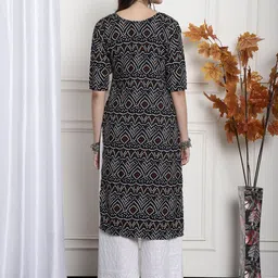 7Threads Selection Of 2 Ethnic Motifs Printed Straight Kurtas image 4
