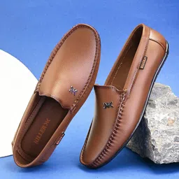 Killer Men Textured Square Toe Lightweight Slip On Loafers-picture-16