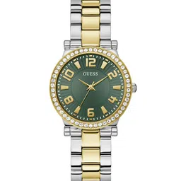 GUESS Women Printed Dial & Stainless Steel Straps Analogue Watch GW0686L2-image-23