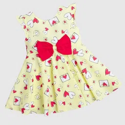 The Magic Wand Girls Conversational Printed Cotton Fit & Flare Dress-image-26