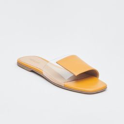 Vishudh Women Mustard Colourblocked Open Toe Flats-29