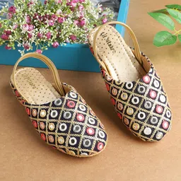 LIL PITAARA Girls Embellished Mules-picture-21