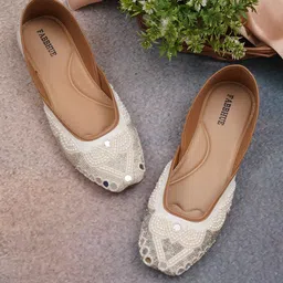 FABBHUE Embellished Ethnic Mojaris-45
