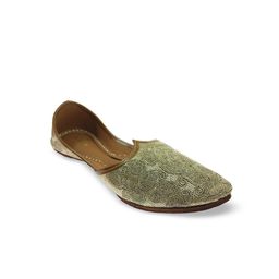 Fulkari Men Ethnic Embellished Pointed Toe Mojaris-12