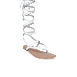 Tao Paris Women Gladiators Leather Flats-46