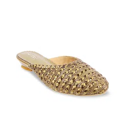 Metro Women Embellished Ethnic Mules-image-71