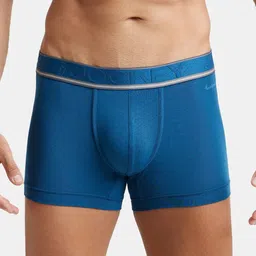 Jockey Heritage Collection Men Teal Blue Solid Trunks HG16-picture-40
