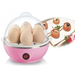brozen sales 2 in 1 Multifunctional Steaming Device Egg pan Frying Egg Boiling Roasting Heating Electric Mini Egg Boiler, 2 in 1 Handle Single Egg Boiler Frying pan (single Egg boiler) image 3