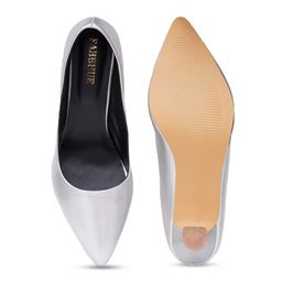FABBHUE Pointed Toe Party Block Pumps image 5