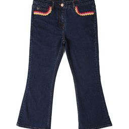 Allen Solly Junior Girls Mid-Rise Dark Shade Clean Look Stretchable Jeans-image-88