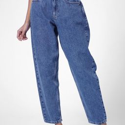 ONLY Women Blue Boyfriend Fit High-Rise Jeans- ONLCADILAC BF JEANS-picture-42